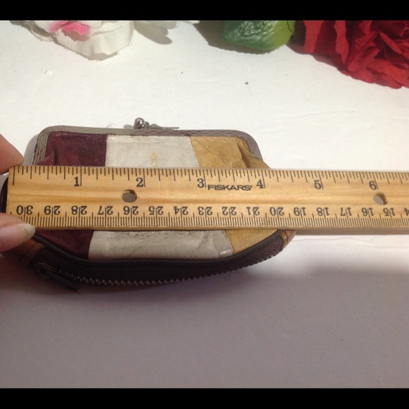 VTG Paris France Leather Souvenir Coin Purse - Picture 16 of 16